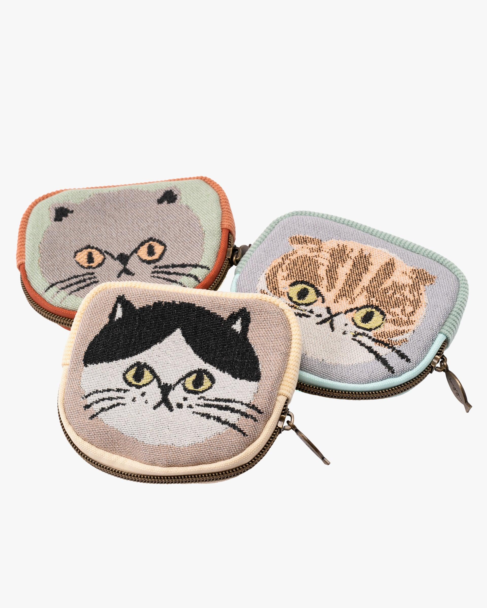 Pouch, Bisque, I Love Cat Series