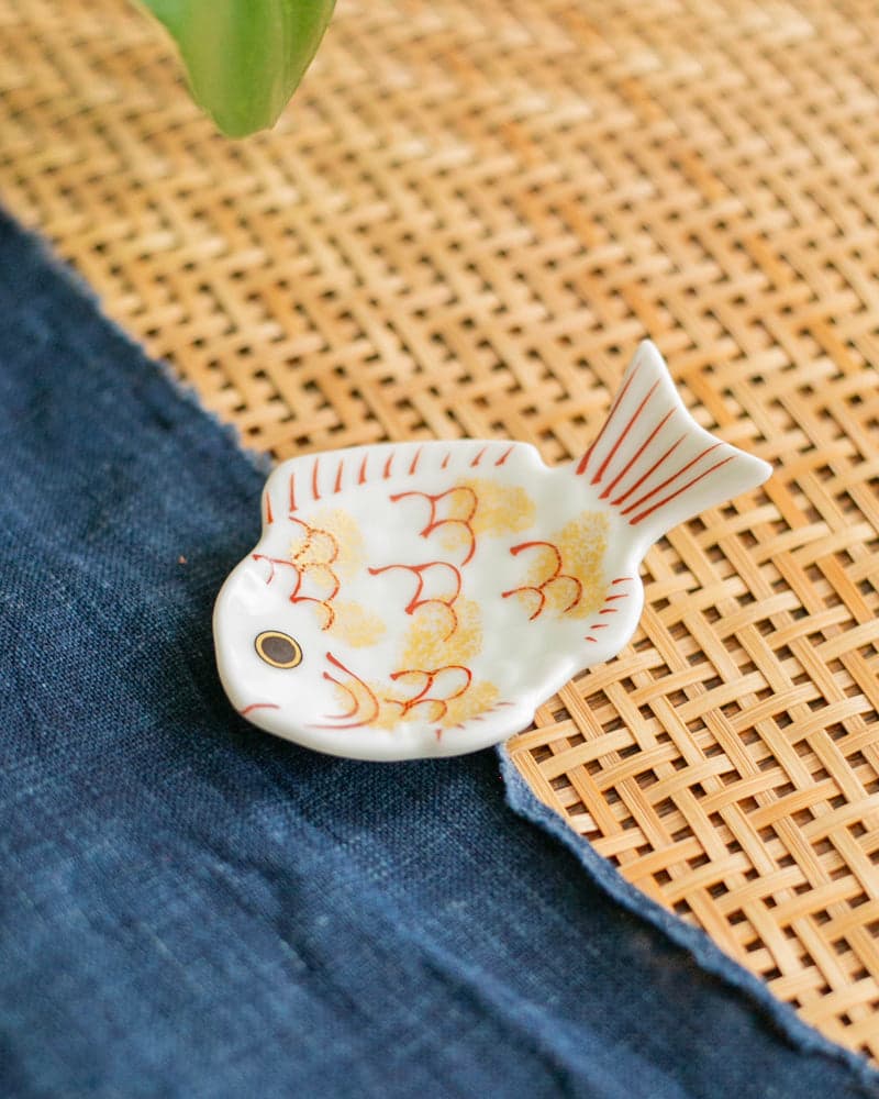 Chopstick Rest, White Tai Fish