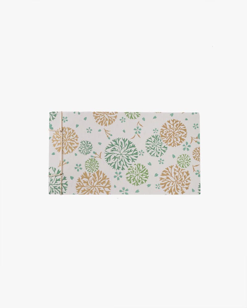 Memo Pad, Chic Series #5 Green and Gold Yuki Kessho