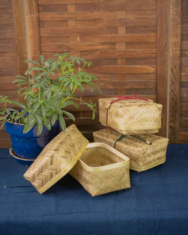 Original, Woven Bamboo Bento Box