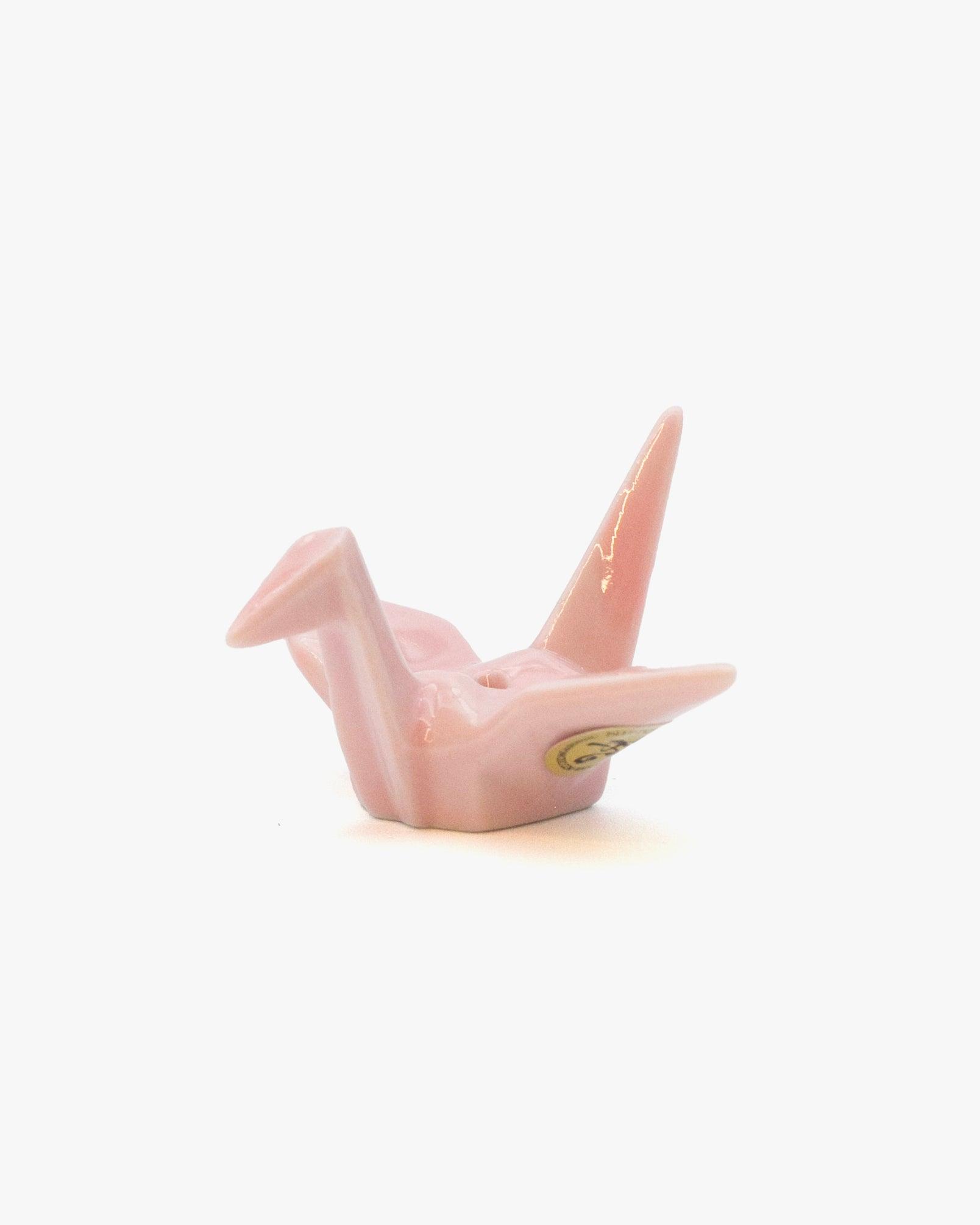 2" Crane Incense Holder, Pink