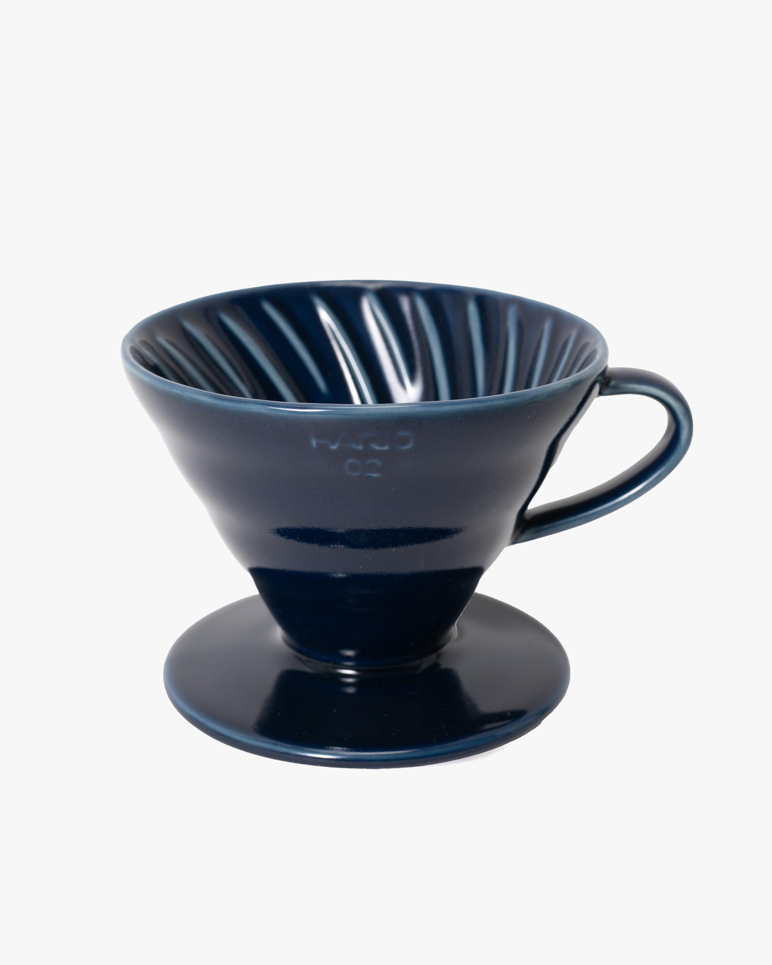 , V60 Ceramic Coffee Dripper, 02 Navy Blue