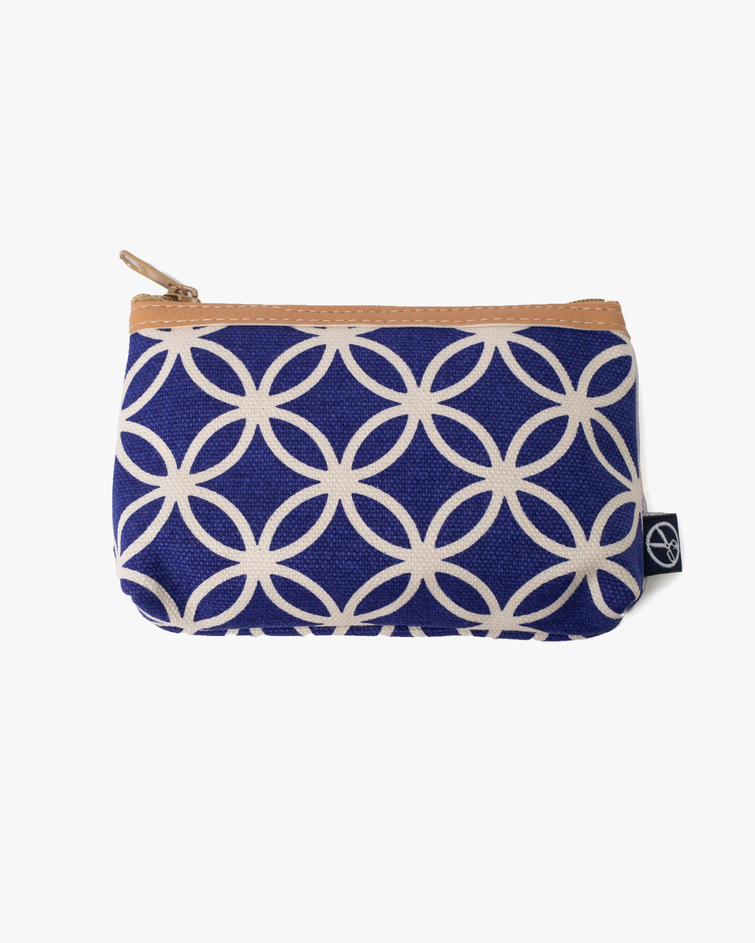 Bag, Coin Pouch, Blue Shippou