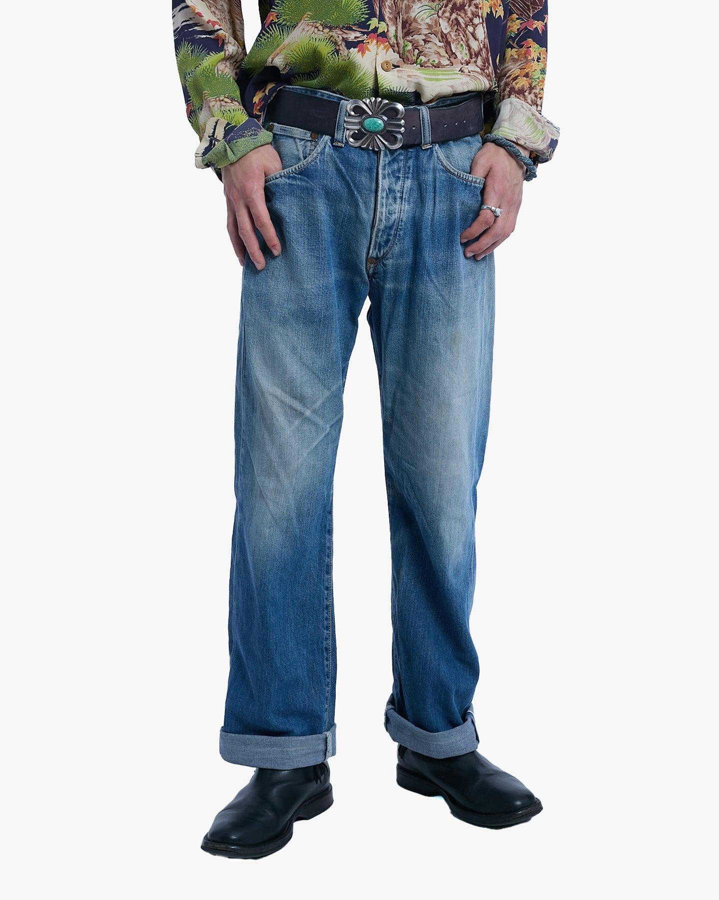 Denim Jeans, 30, Lee, Light Wash Blue