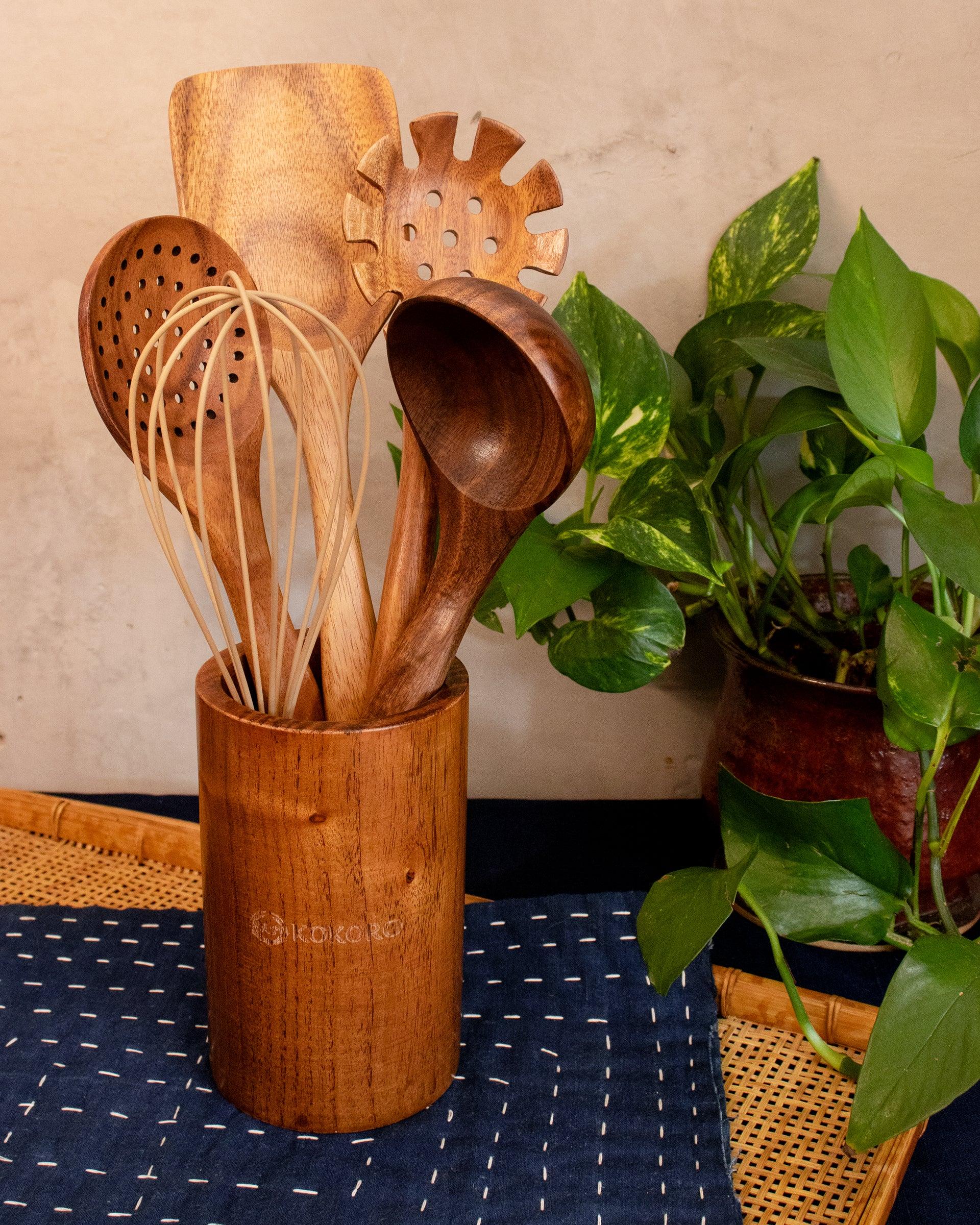 Original, Teakwood Kitchenware Set