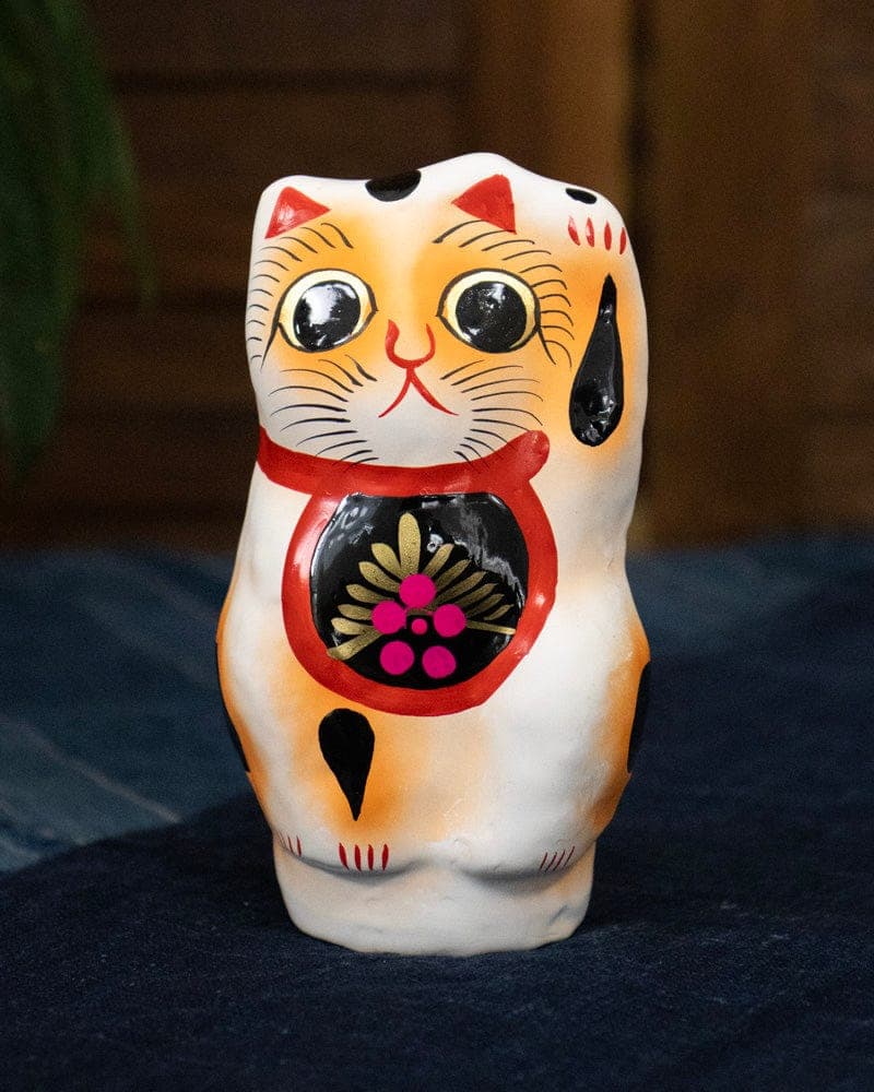 Takasaki Daruma, Maneki Neko, White, Extra Small