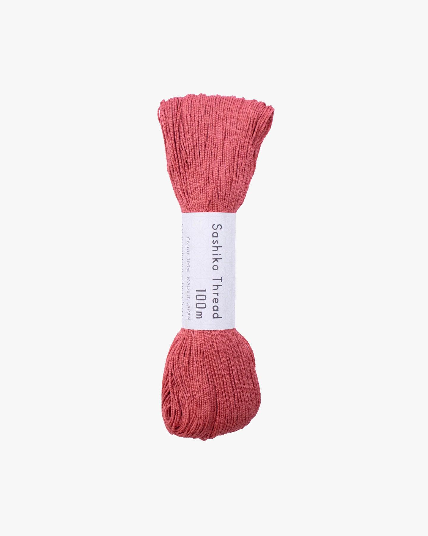 Sashiko Thread, 100m, Amber Red