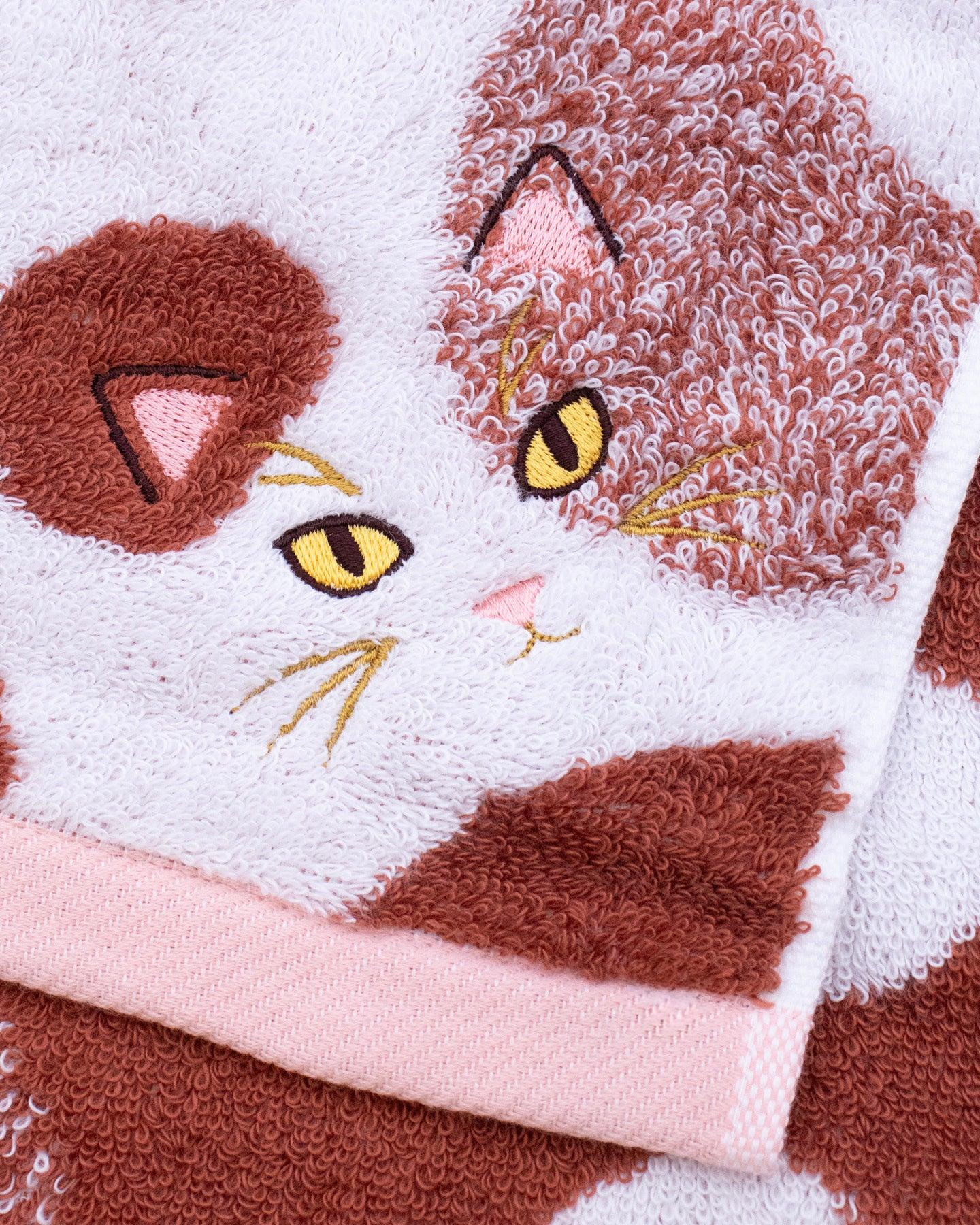 Japanese Long Face Towel, Uchi no Ko Kenami Long Face Towel, Calico