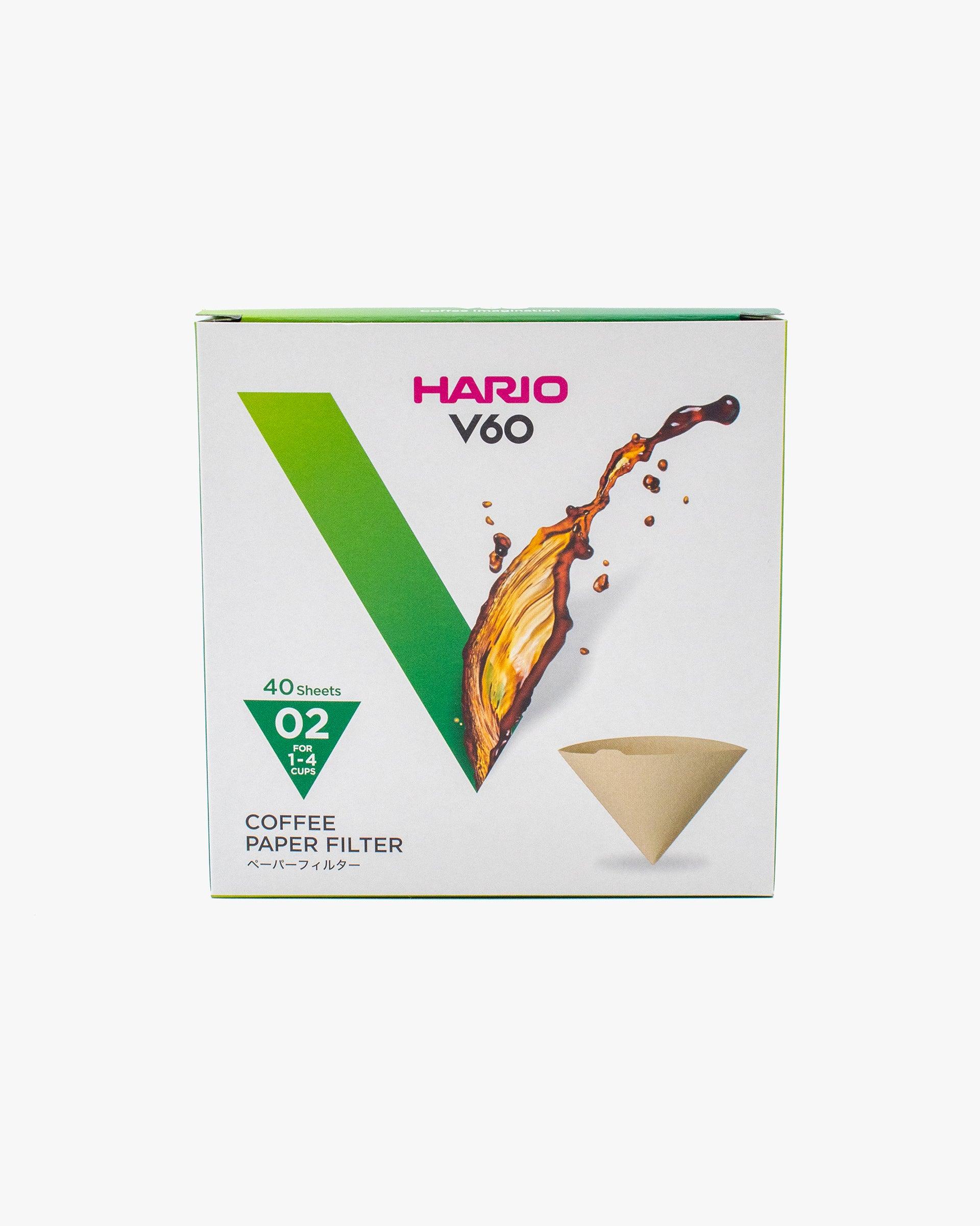 , V60 Coffee Paper Filters, 02 "Misarashi", 40ct Box, Natural