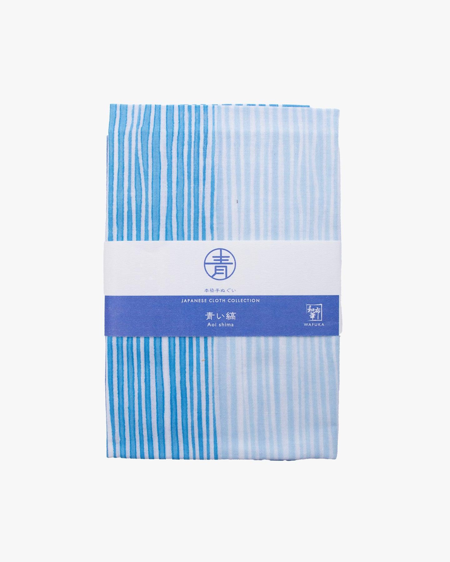 PrairieDog, Tenugui, Blue Stripe