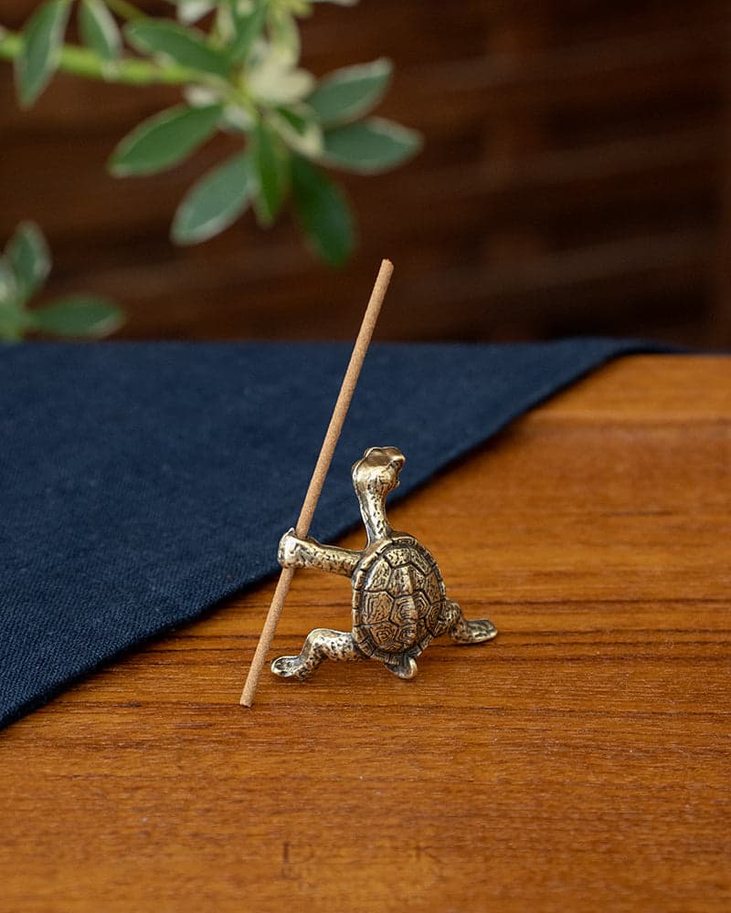 Kung Fu Turtle Incense Holder