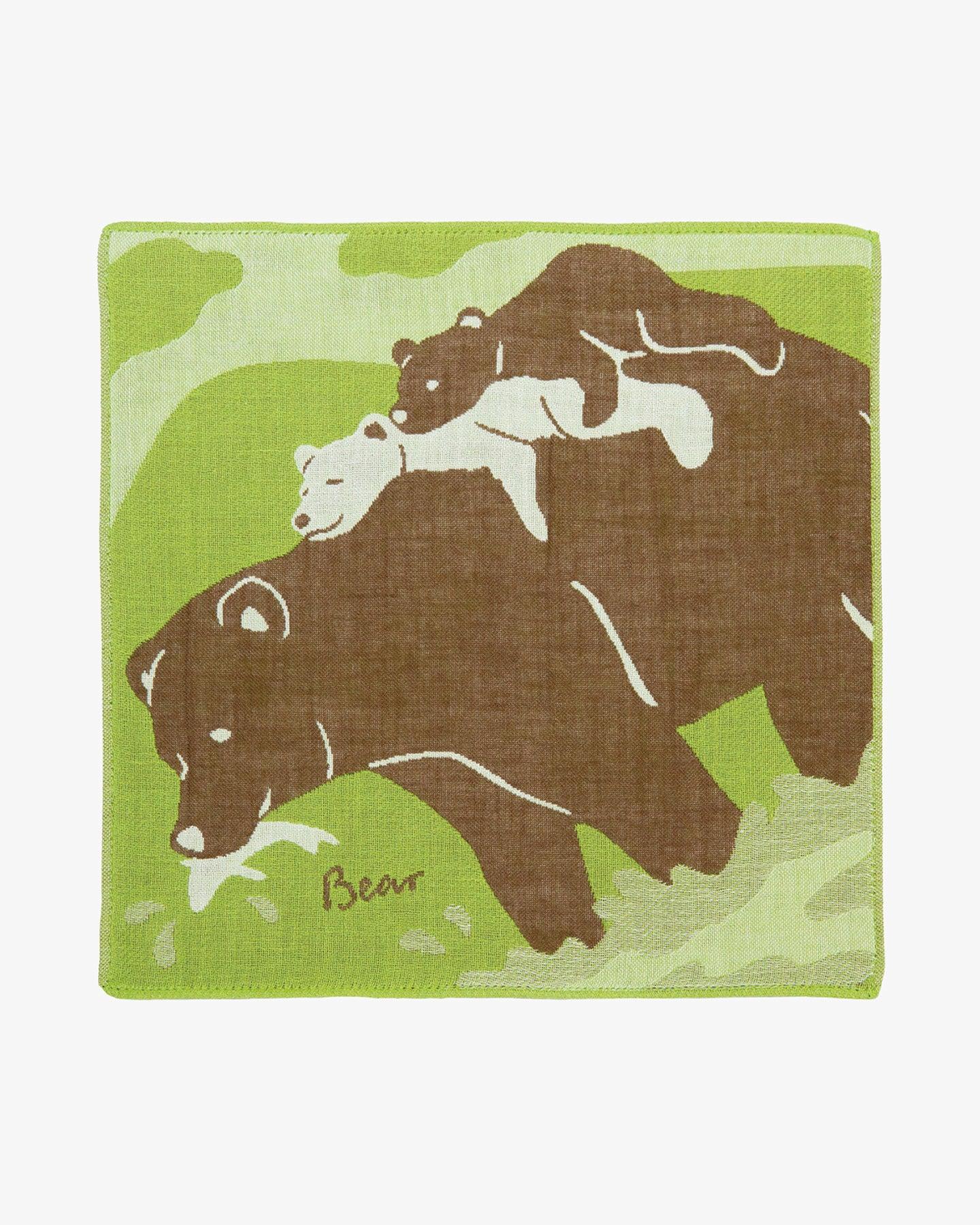 PrairieDog, Handkerchief, Bear, Green