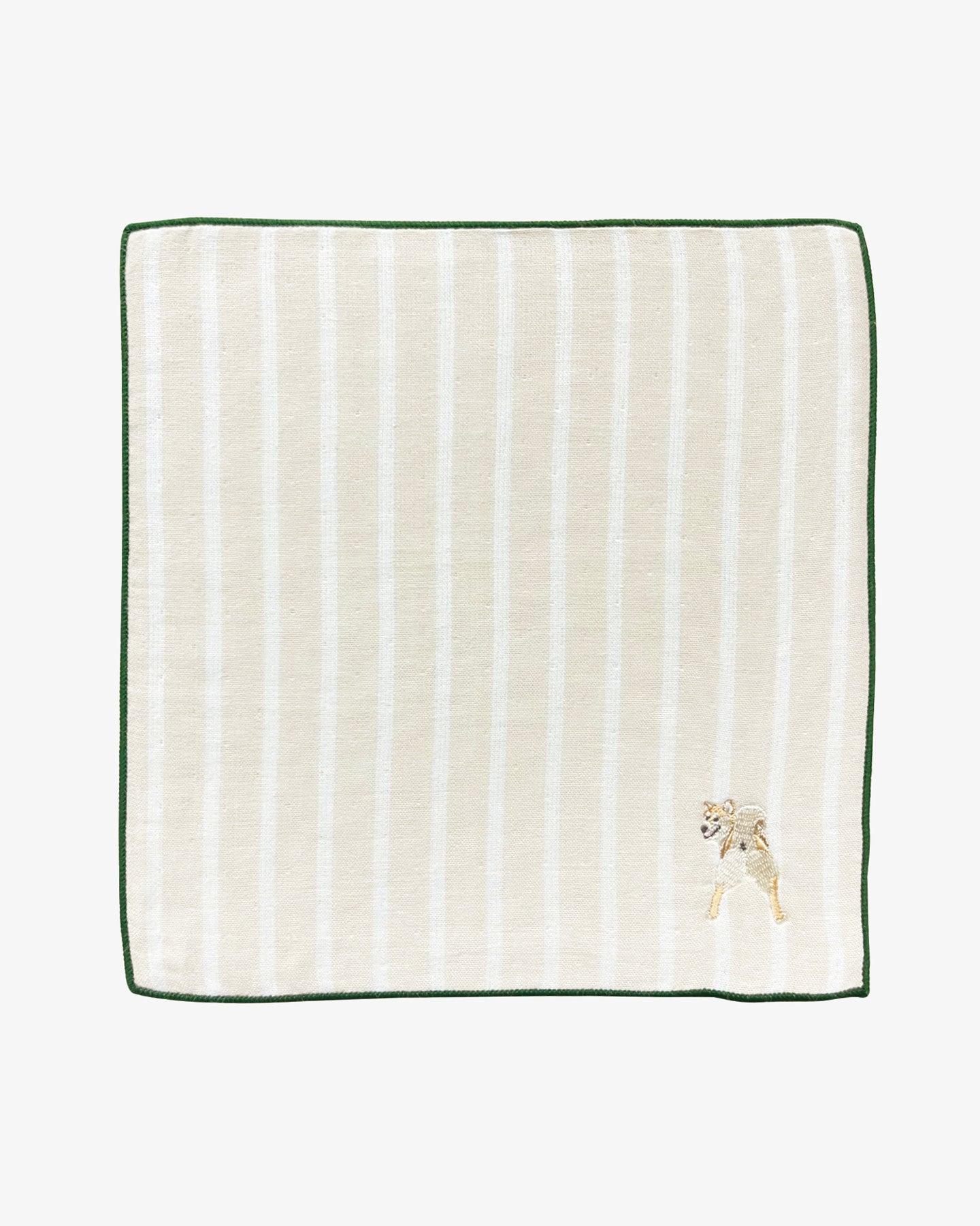 PrairieDog, Embroidered Gauze-Pile Handkerchief, Let's Go Dog