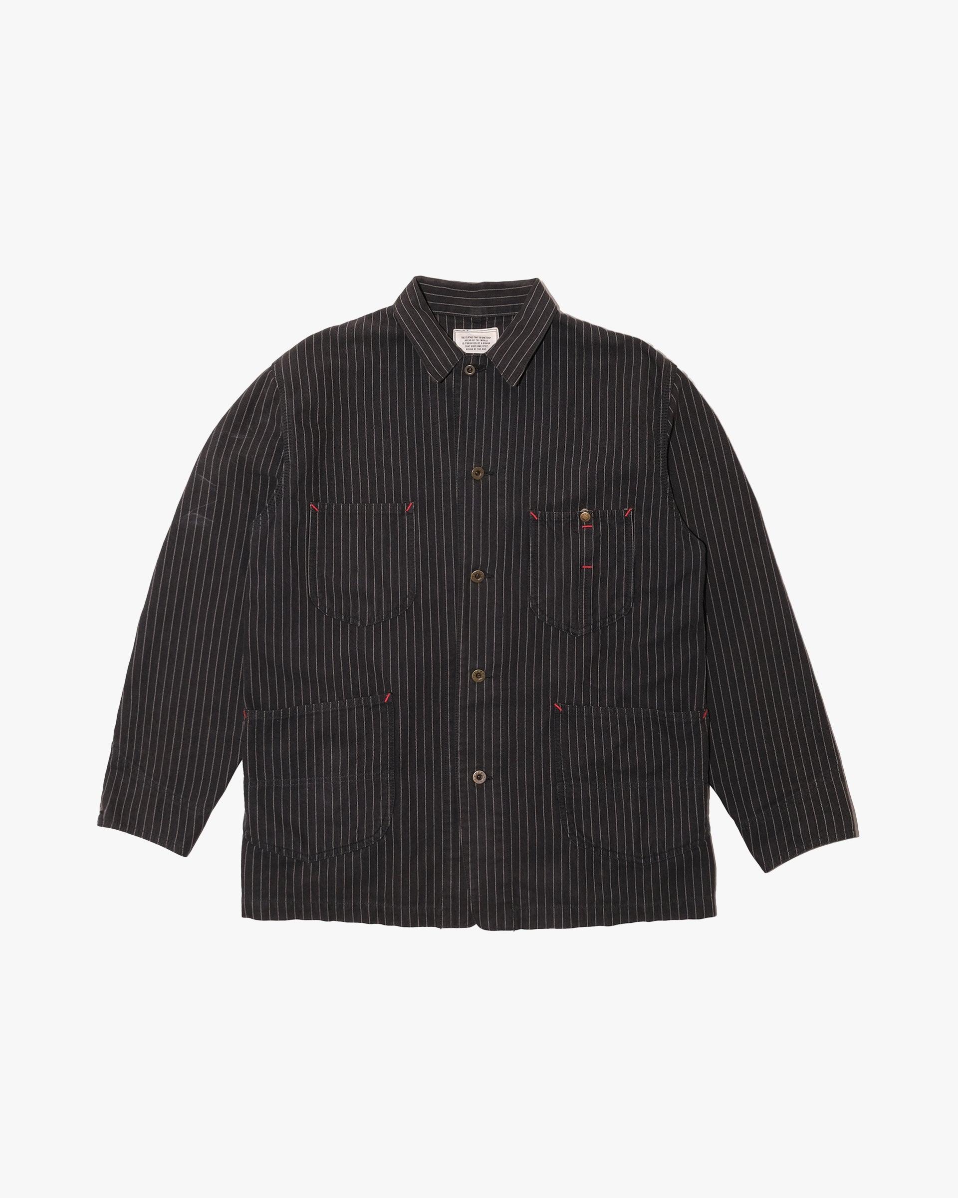 Jacket, L, Fobfactory, Striped Coveralls