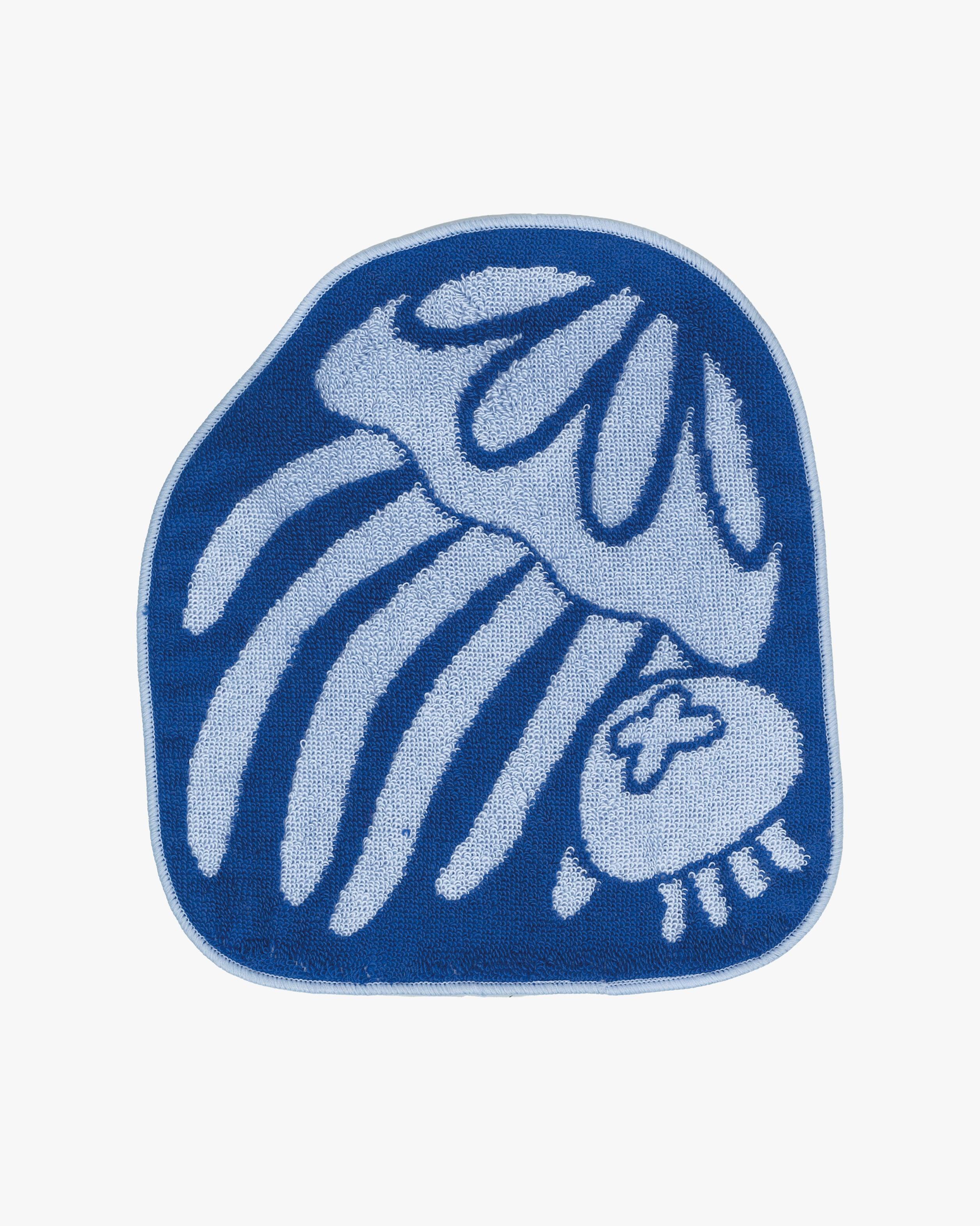 PrairieDog, Die Cut Hand Towel, Jellyfish, Blue