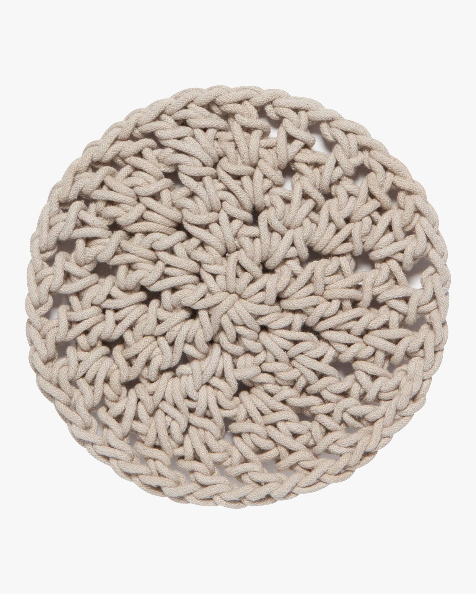 , Dove Gray Knotted Trivet