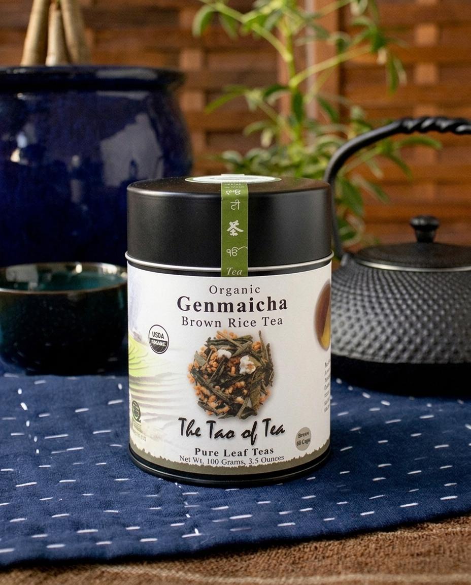 , Loose Leaf, Organic Genmaicha, Brown Rice Green Tea