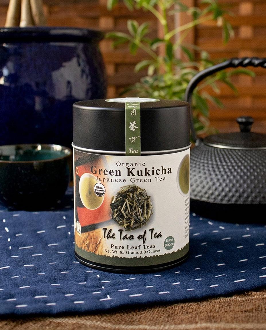, Loose Leaf, Organic Green Kukicha, Green Tea