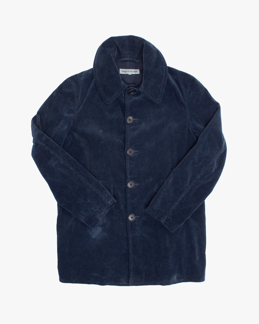 Jacket, M, Rugged Factory, Navy Corduroy