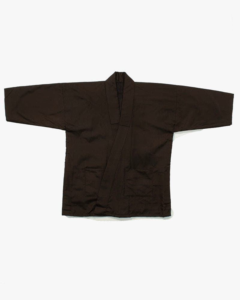 Kiriko Custom, Altered Kimono Jacket, Brown and Dark Brown Interior