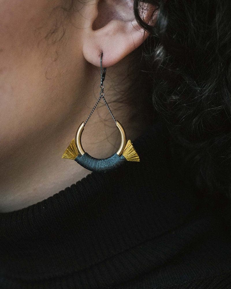 , Earrings, Crest, Sierra