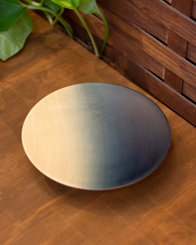 , Indigo Tochi Round Plate