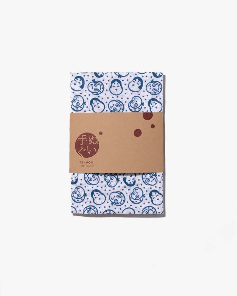 Tenugui, Classic, Komon, Blue Okame & Hyottoko