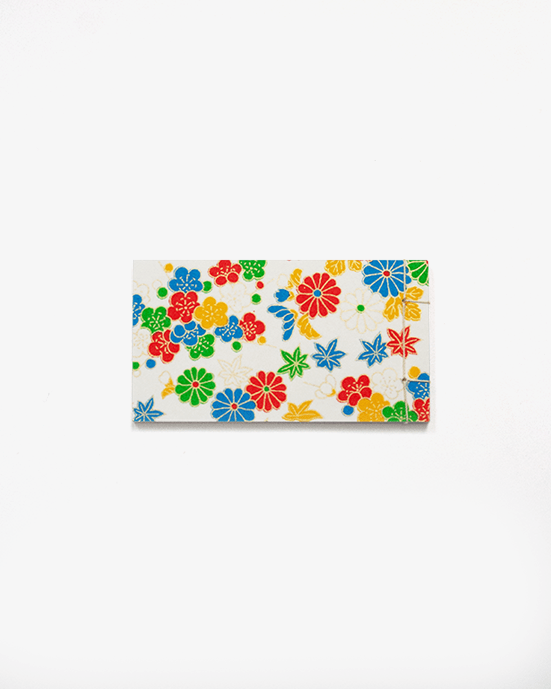 Memo Pad, Classic Series #16, Multicolored Kiku and Momiji