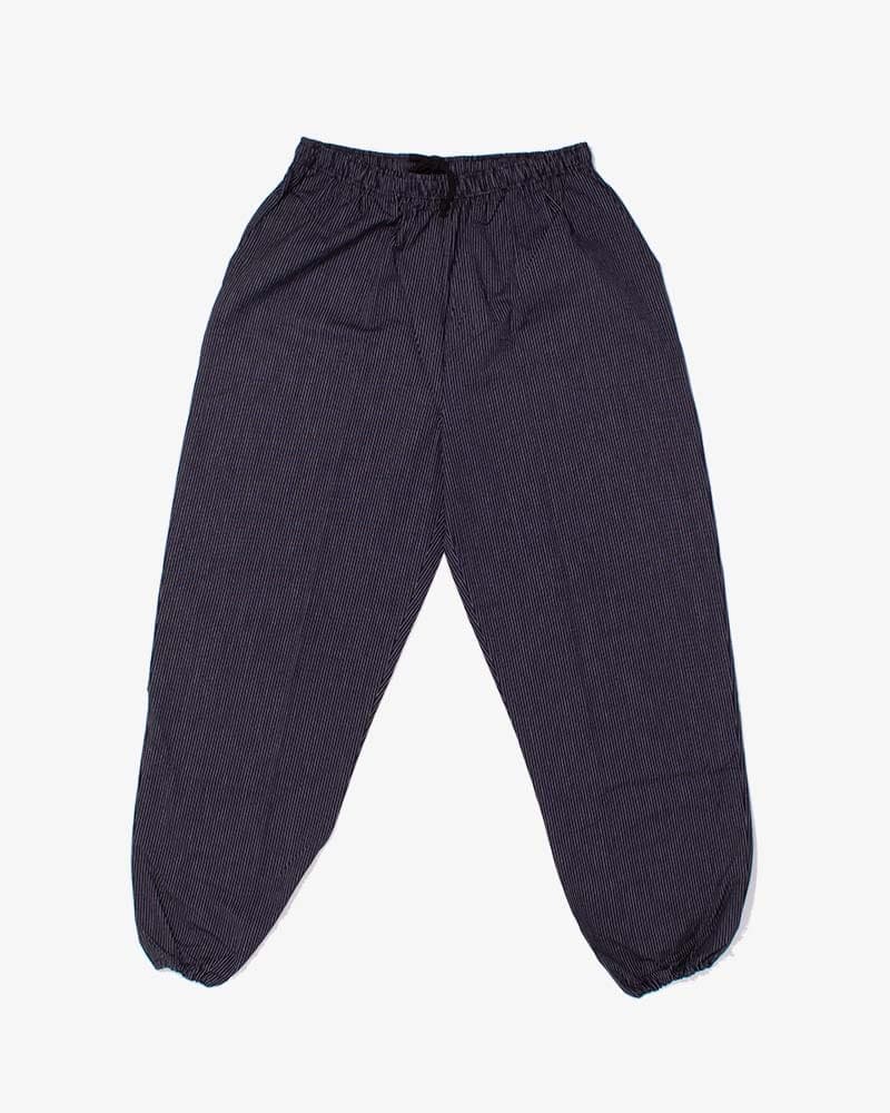 Monpe Pants, Men's, Indigo with Thin White Shima