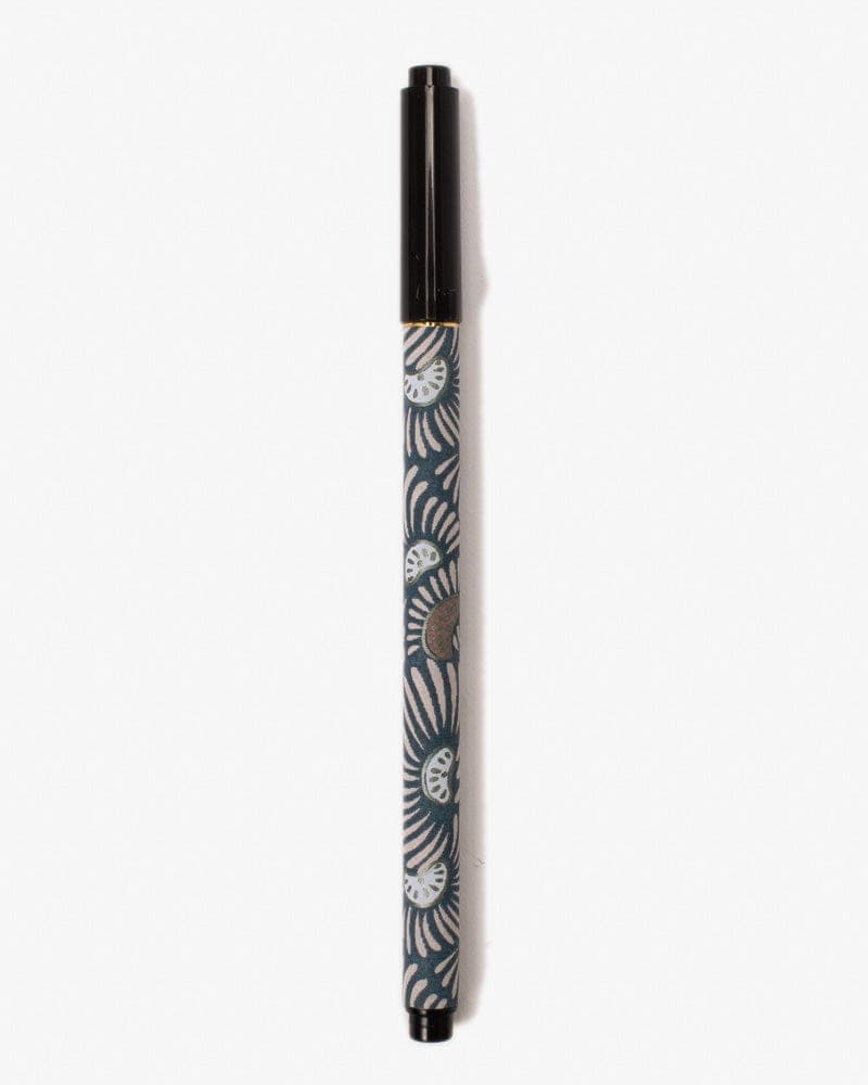 Calligraphy Brush Pen, Ginger Series, Flower Blue