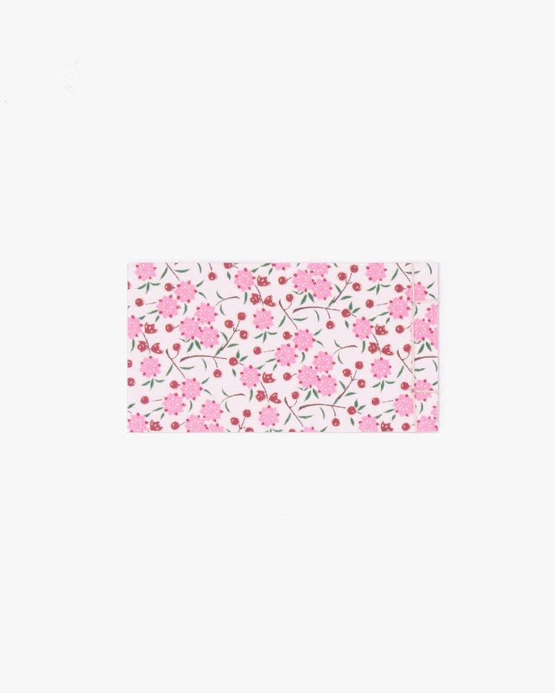 Memo Pad, Classic Series #5, Red and Pink Small Ume