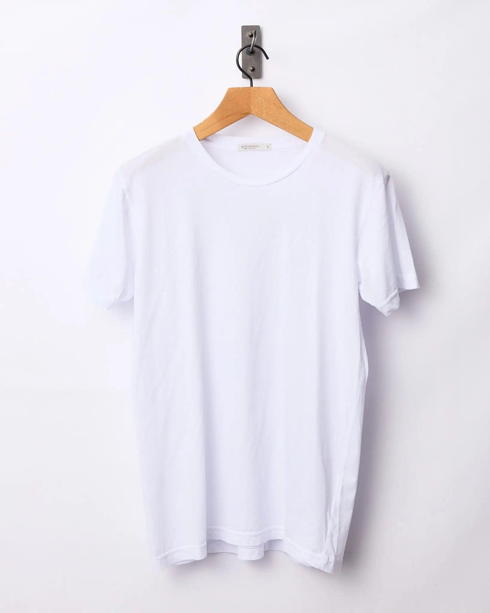 Lightweight Ringspun Short Sleeve Tee -  White