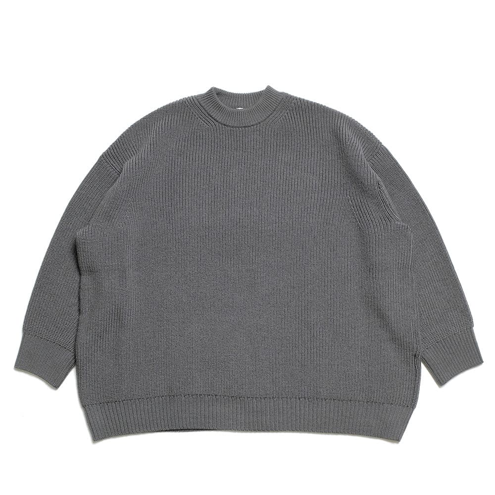 LOW GAUGE MERINO CREWNECK KNIT - D24W-03001