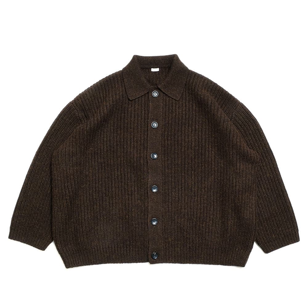 BABY ALPACA KNIT JACKET - D25MS-03001