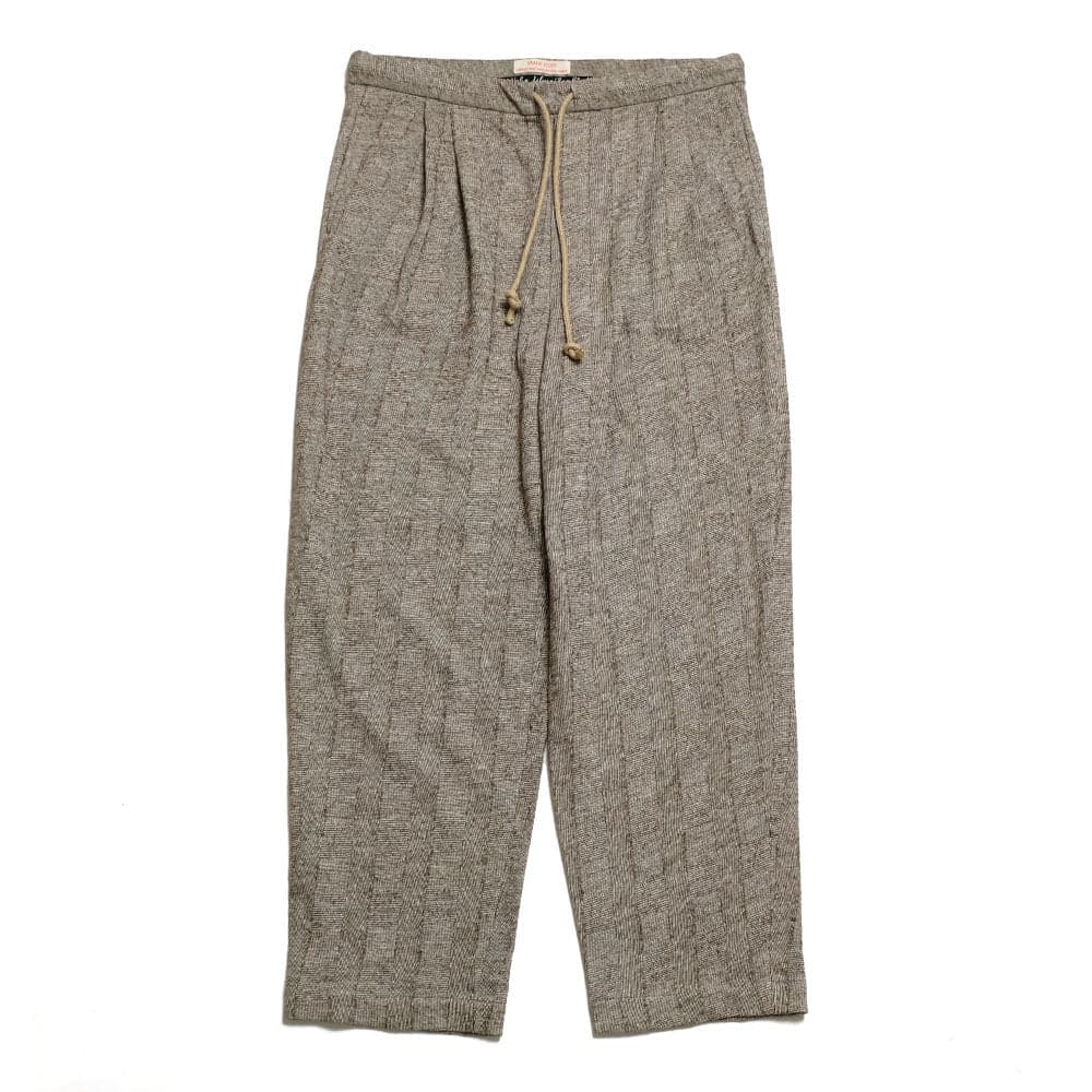 DEAD STOCK LIMITED RARE VINTAGE FABRIC - 2 TUCK DRAWSTRING PANTS - FL-0713005