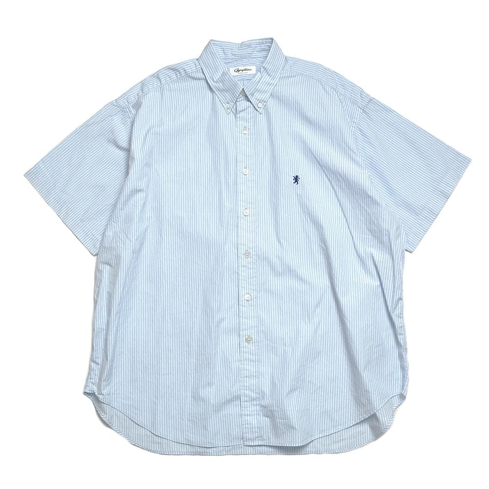 B.D. Stripe Short Sleeve Shirt - GY-B0248PSE - Sax