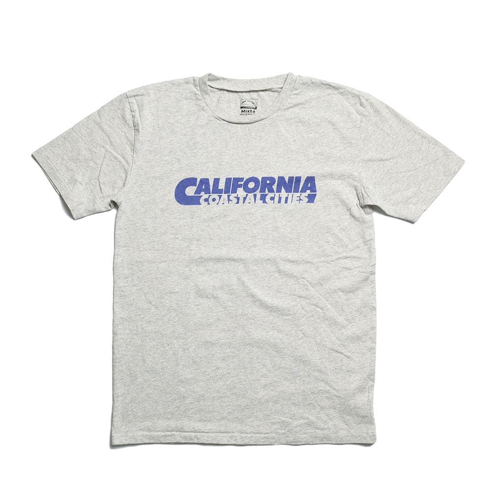 CREW NECK PRINT TEE - CALIFORNIA - MI24-CAL