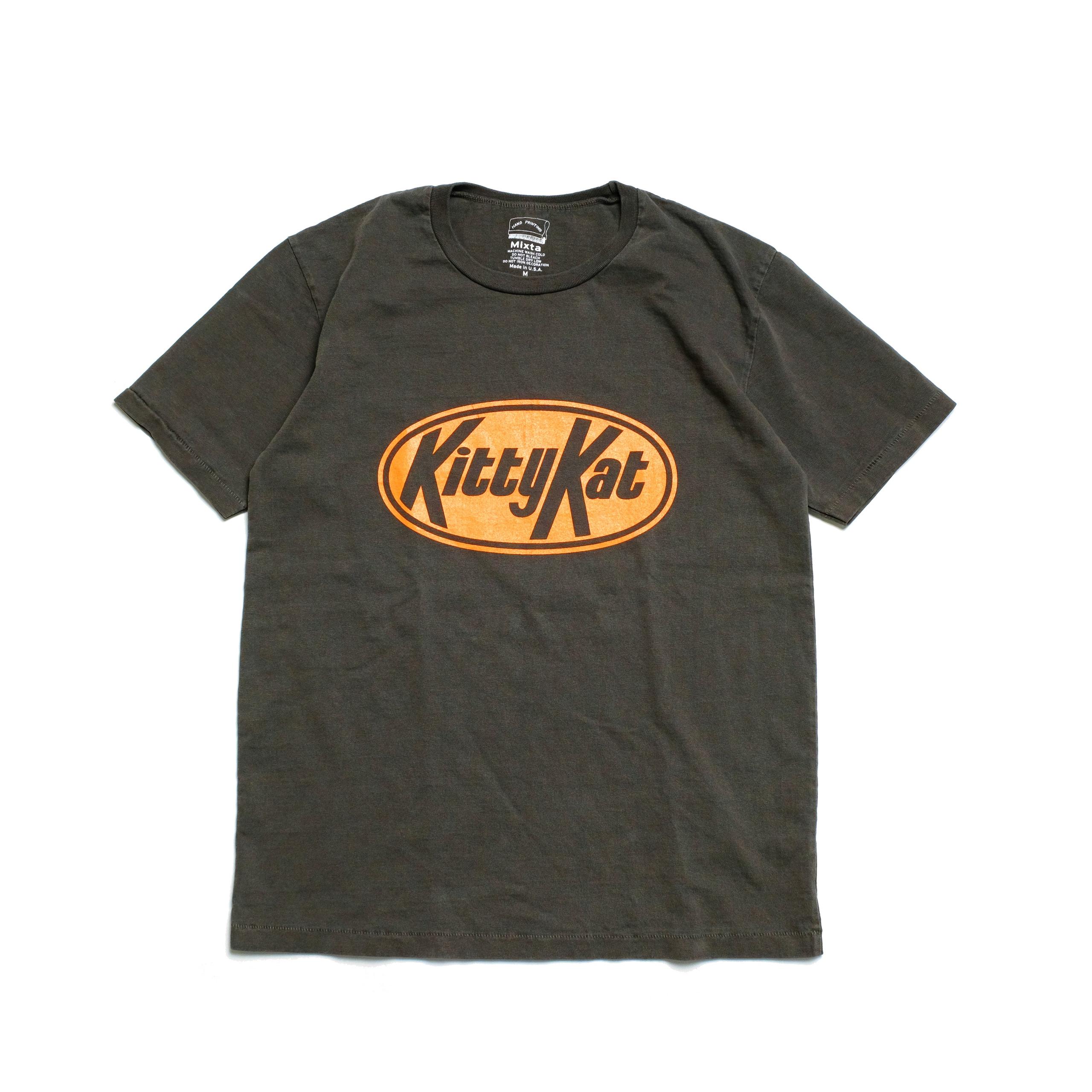 CREW NECK PRINT TEE - Kitty Kat - MXT1010007