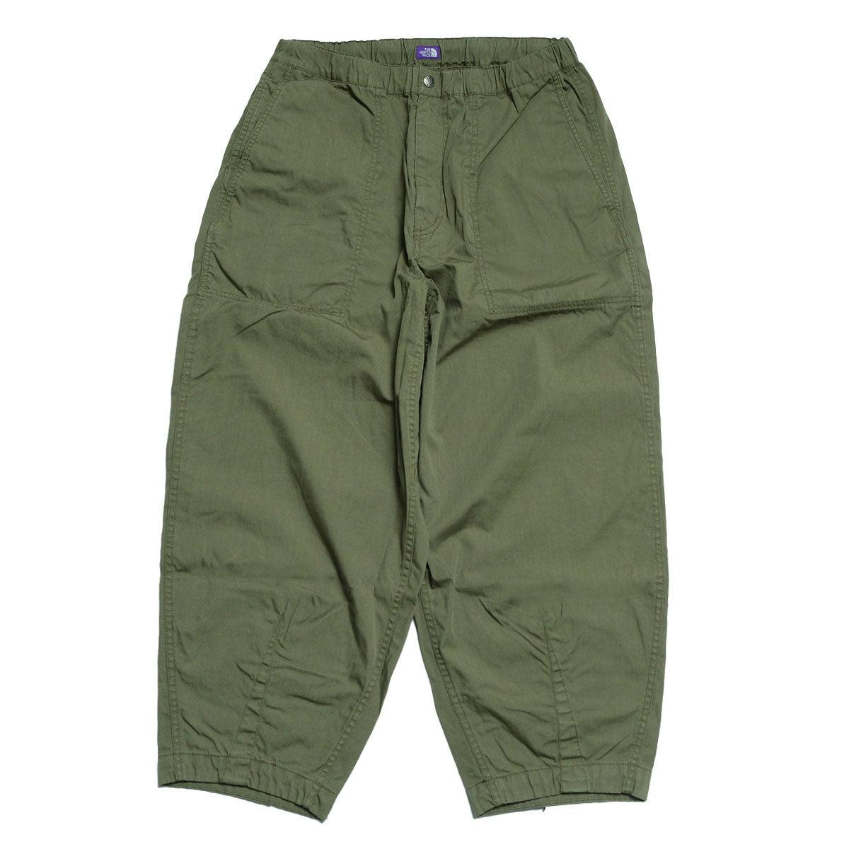 L - Ripstop Wide Cropped Field Pants - N25SC106