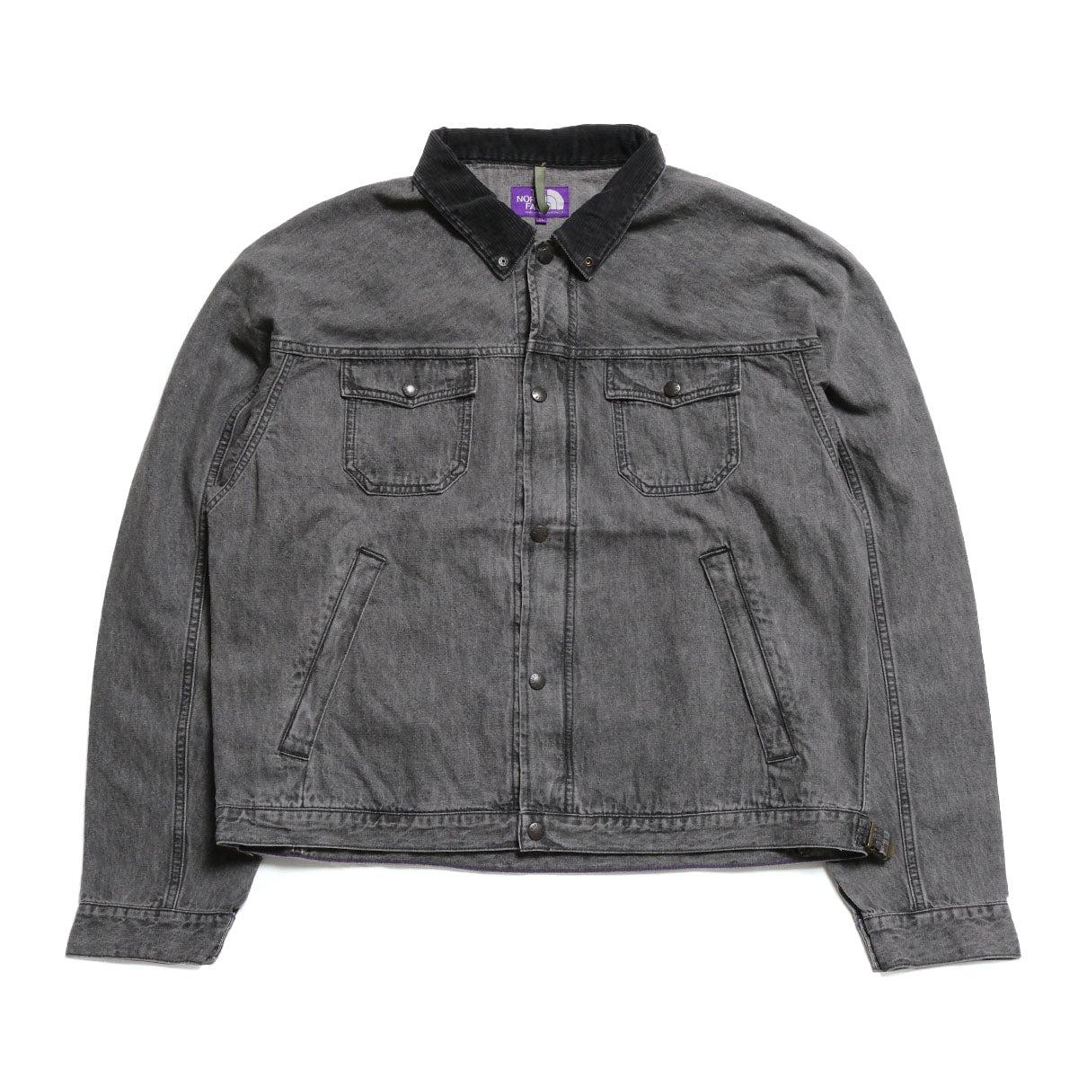 L - Linen Cotton Denim Field Jacket - N26FA027-H