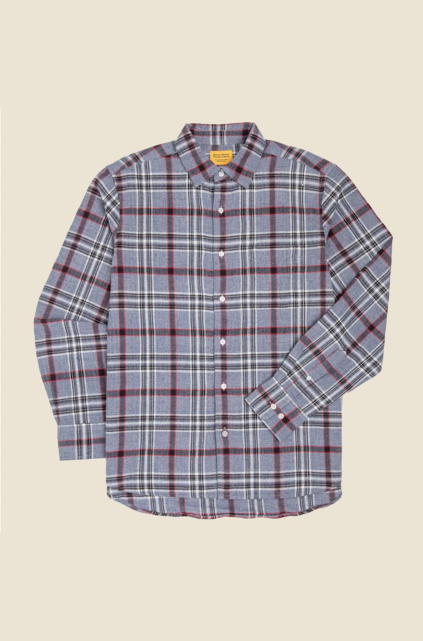 N°7 Straight Collar Long Sleeve Shirt