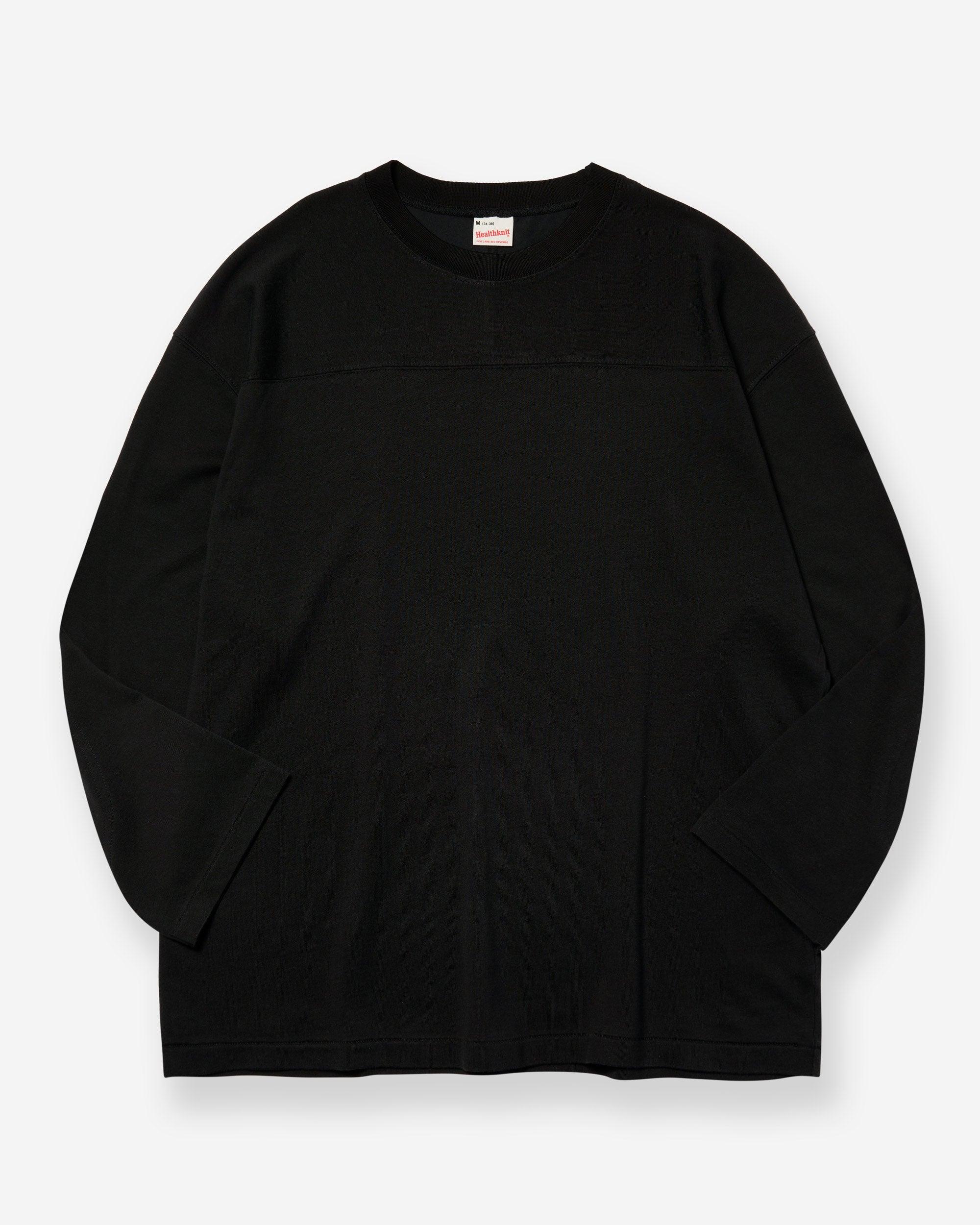 Athletic Rayon Jersey Football Tee - Black