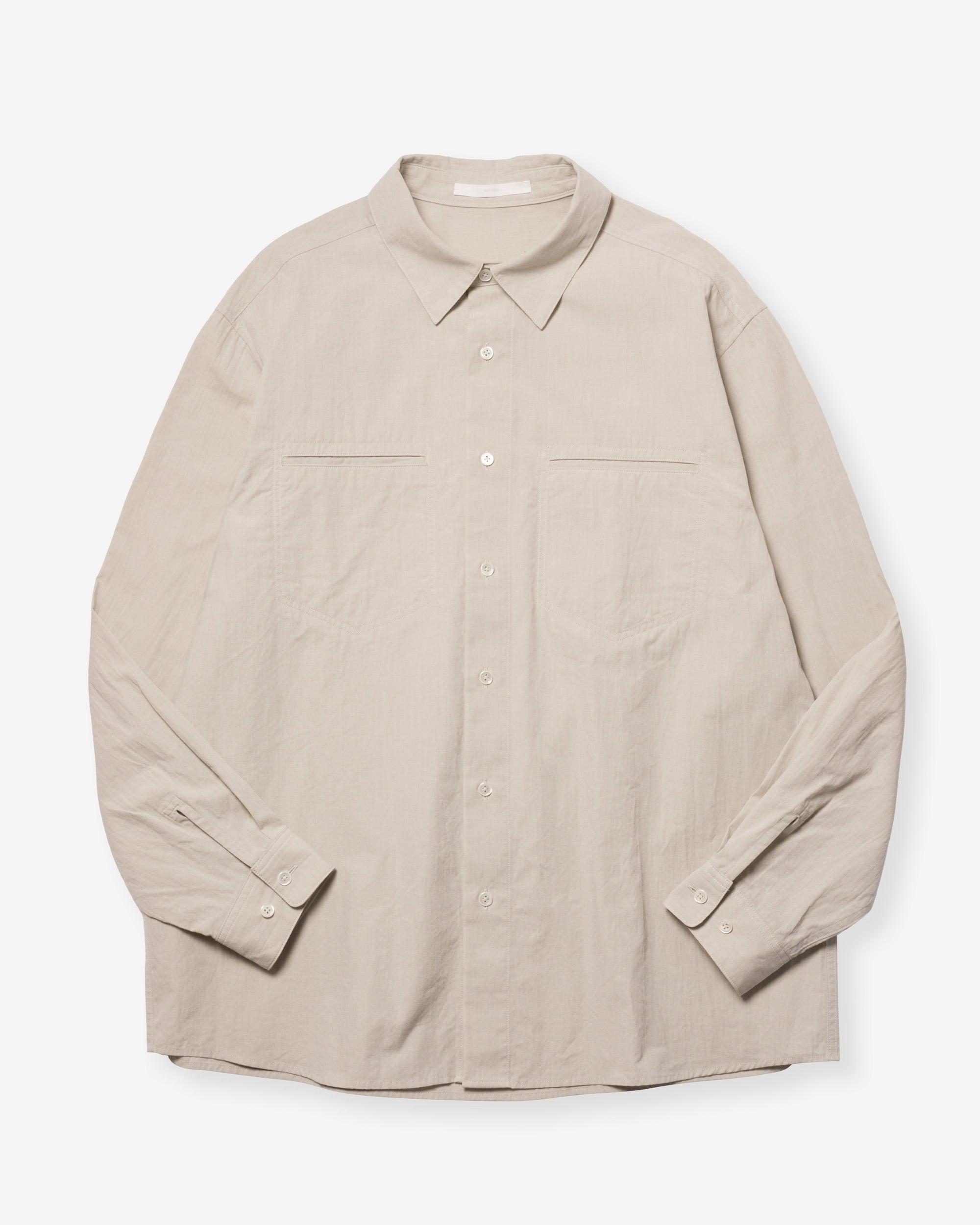 Chambray Wayfarer Shirt - Dusty Stone