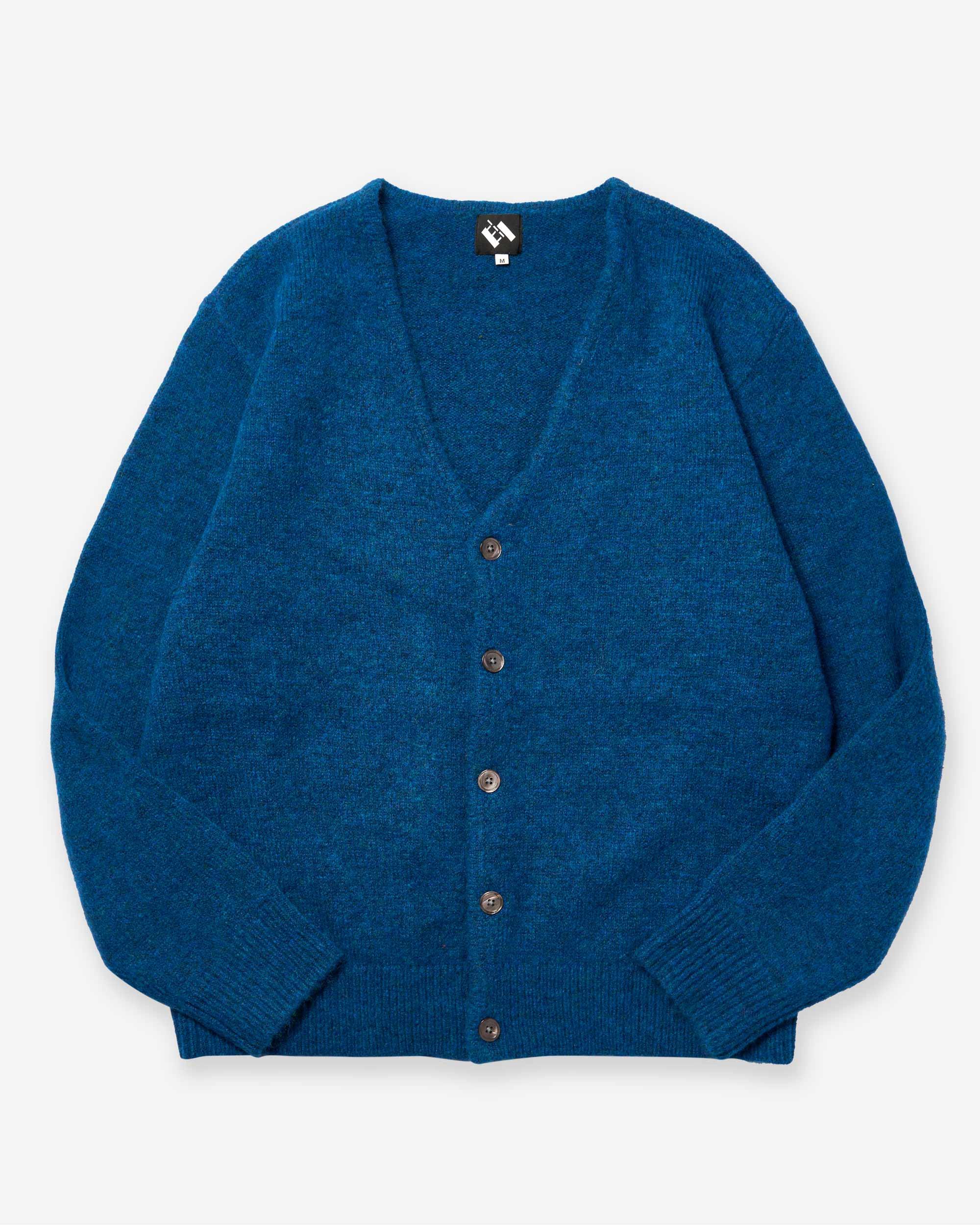 TTT Knitted Cardigan - Blue