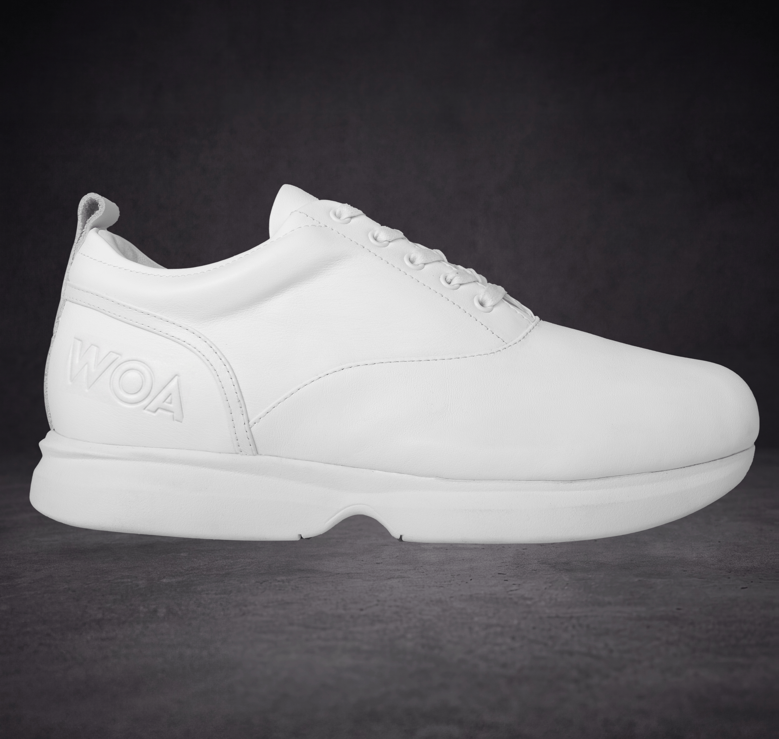 All White All-Day WOA Dress Sneaker