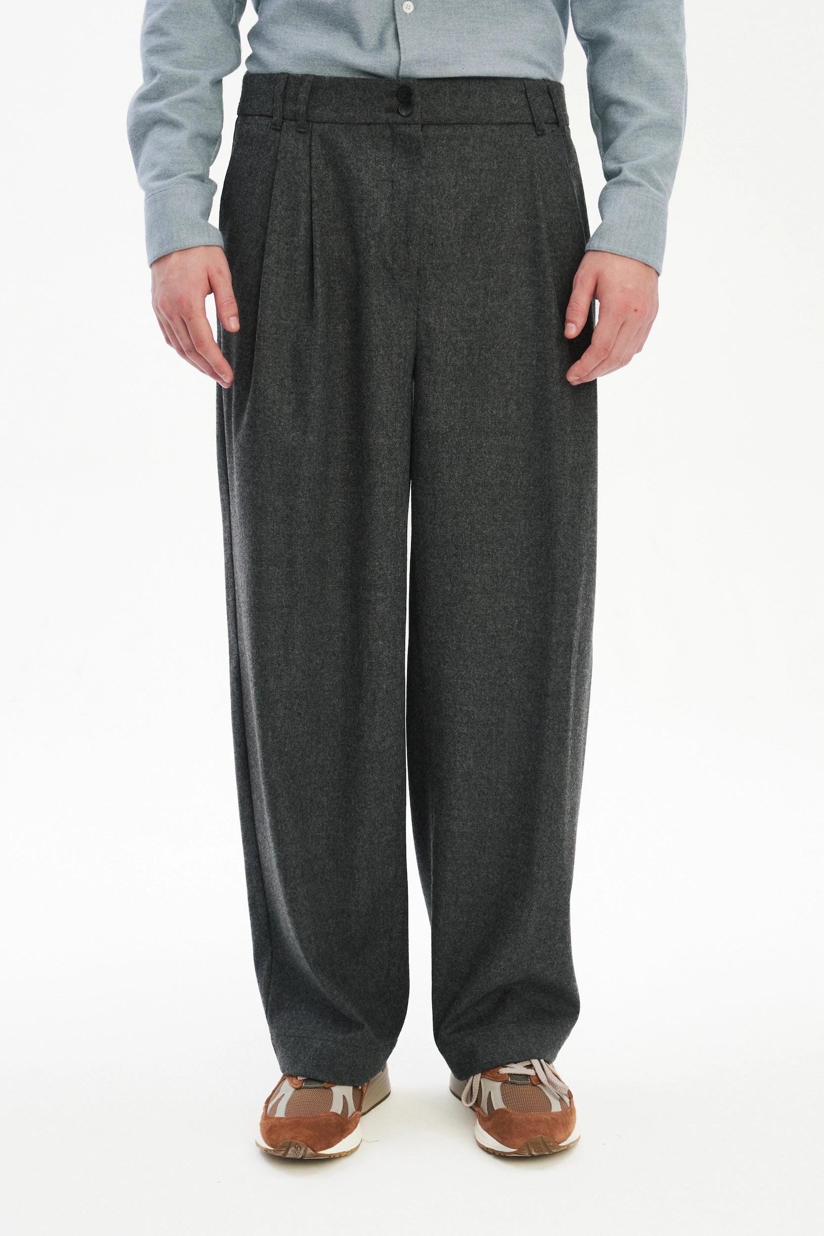Utrecht Trousers in the Finest Grey Virgin Wool