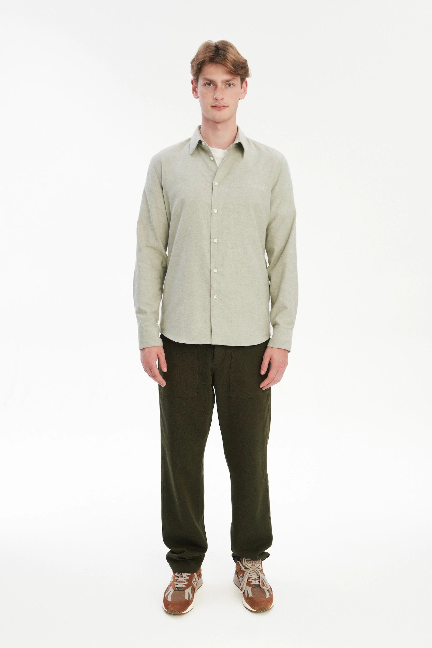 Feel Good Shirt in the Finest Cotton – Pastel Green