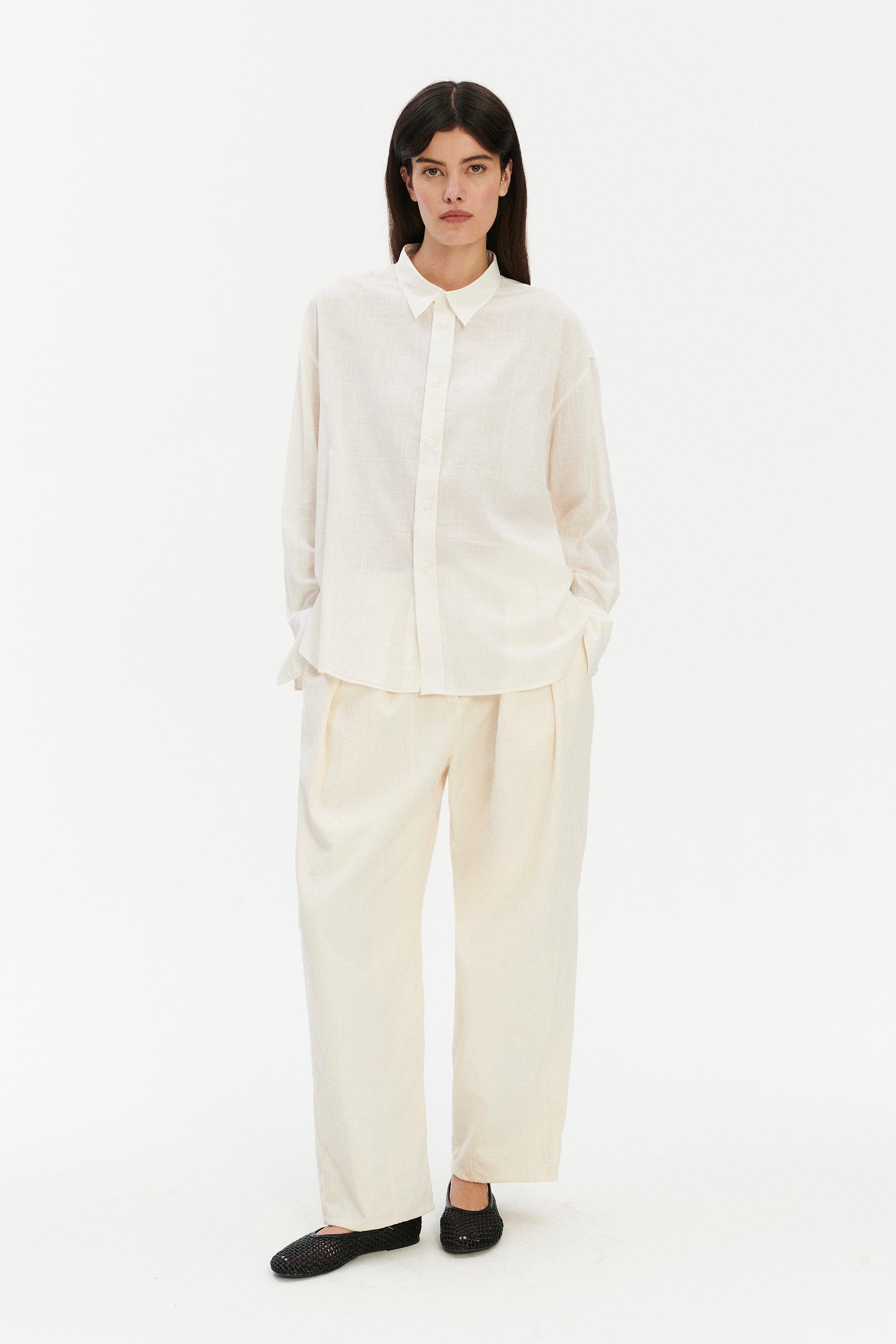 B2B Relaxed Oversized Shirt in the Finest Italian Cotton