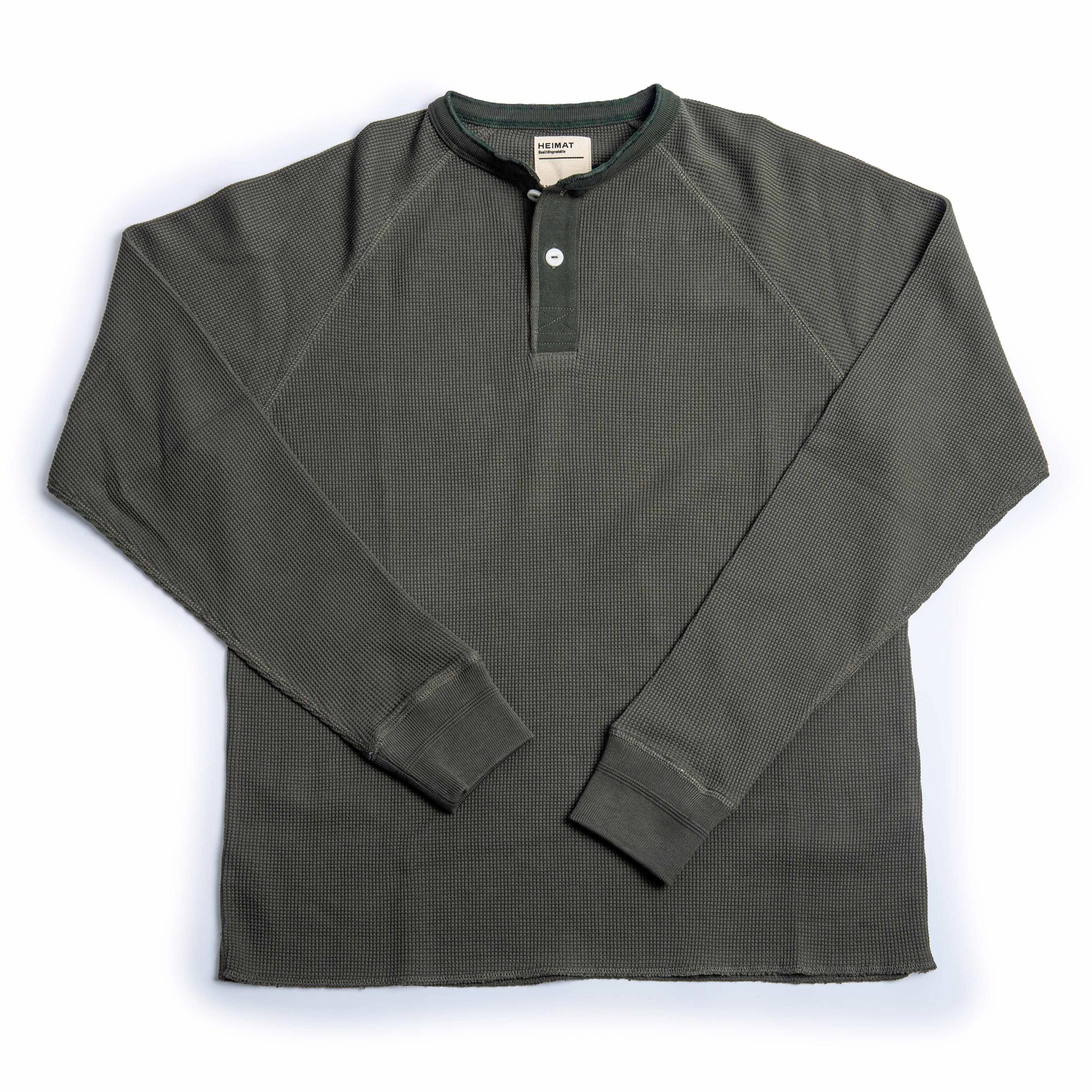 Henley - Cotton Waffle