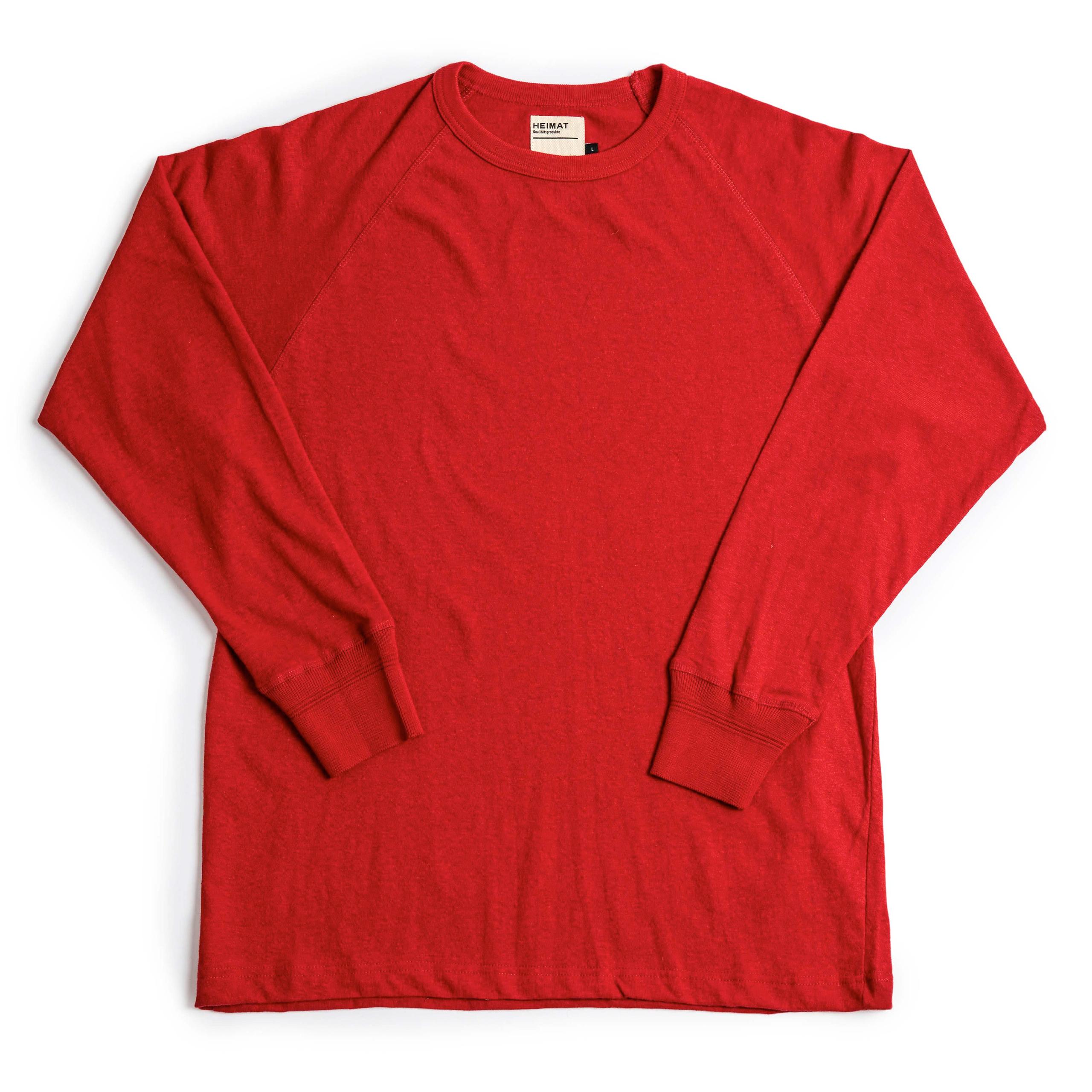 Raglan T Shirt Long Sleeve - Cotton Hemp
